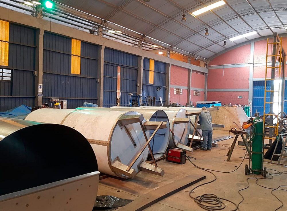Fabricación de tanque inoxidable