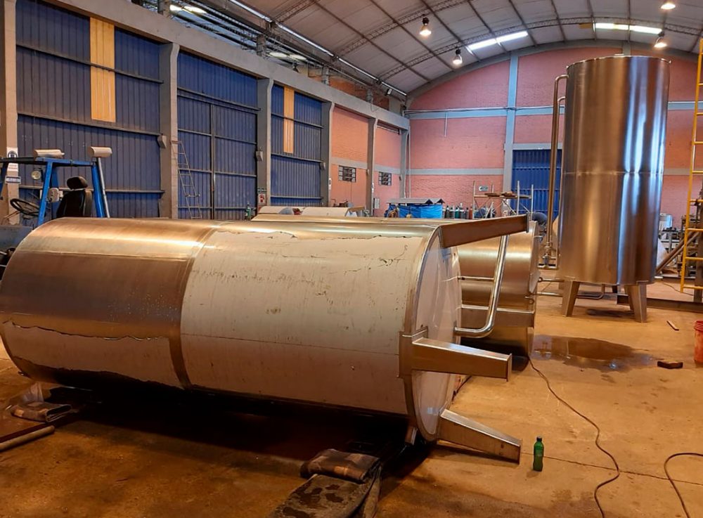 Prefabricado de tanque inoxidable