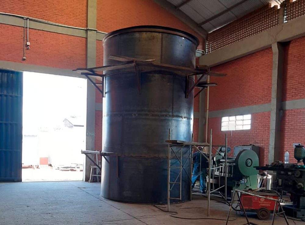 Fabricación de tanque acero al carbono