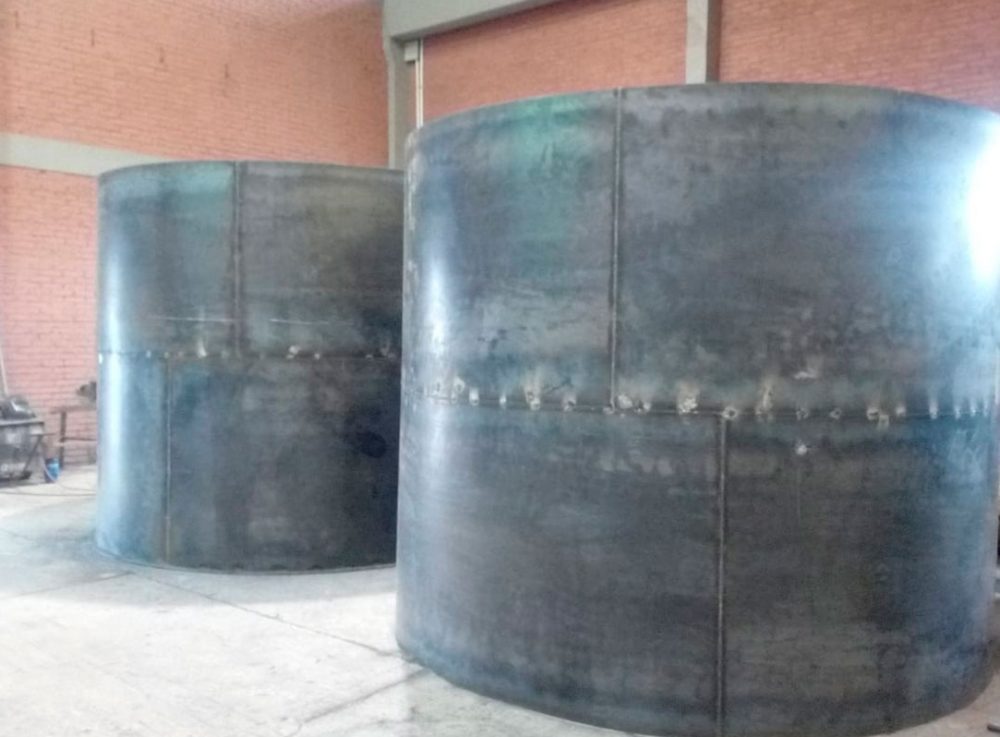 Cilindrado de tanque acero al carbono